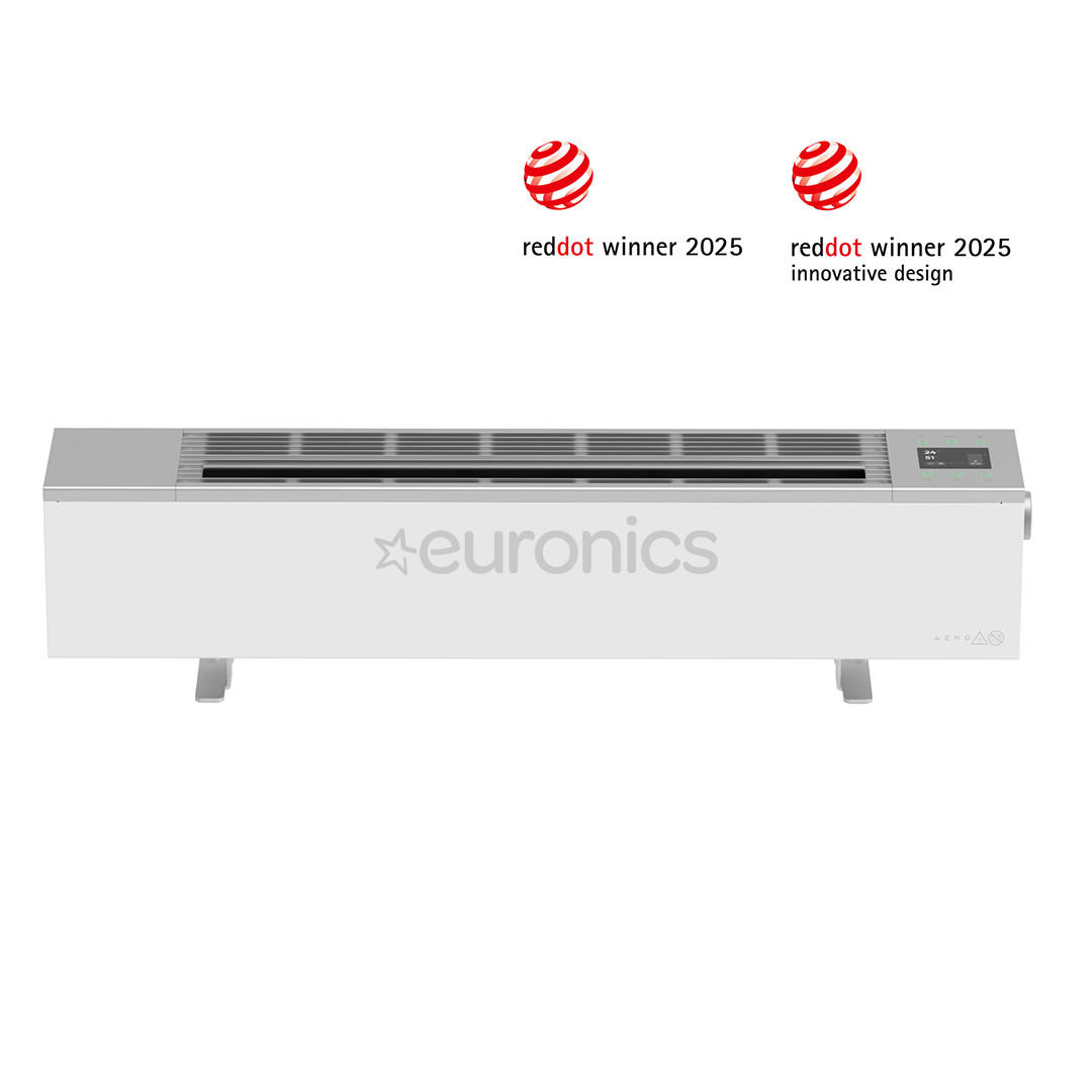 Aeno, 2000 Вт, белый - Обогреватель с эффектом камина Premium Eco Smart