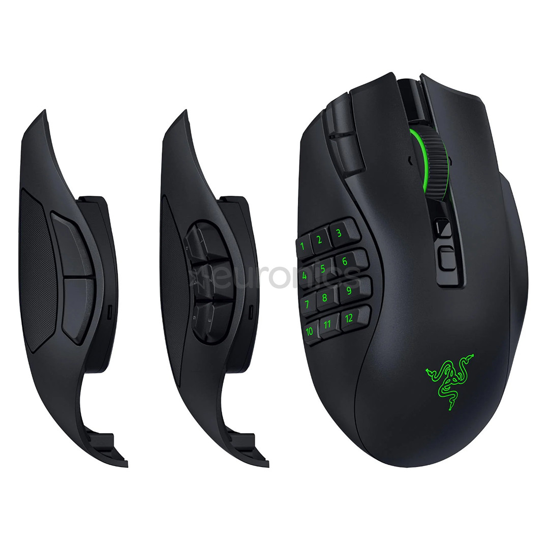 Razer Naga V3 Pro, melna - Bezvadu datorpele
