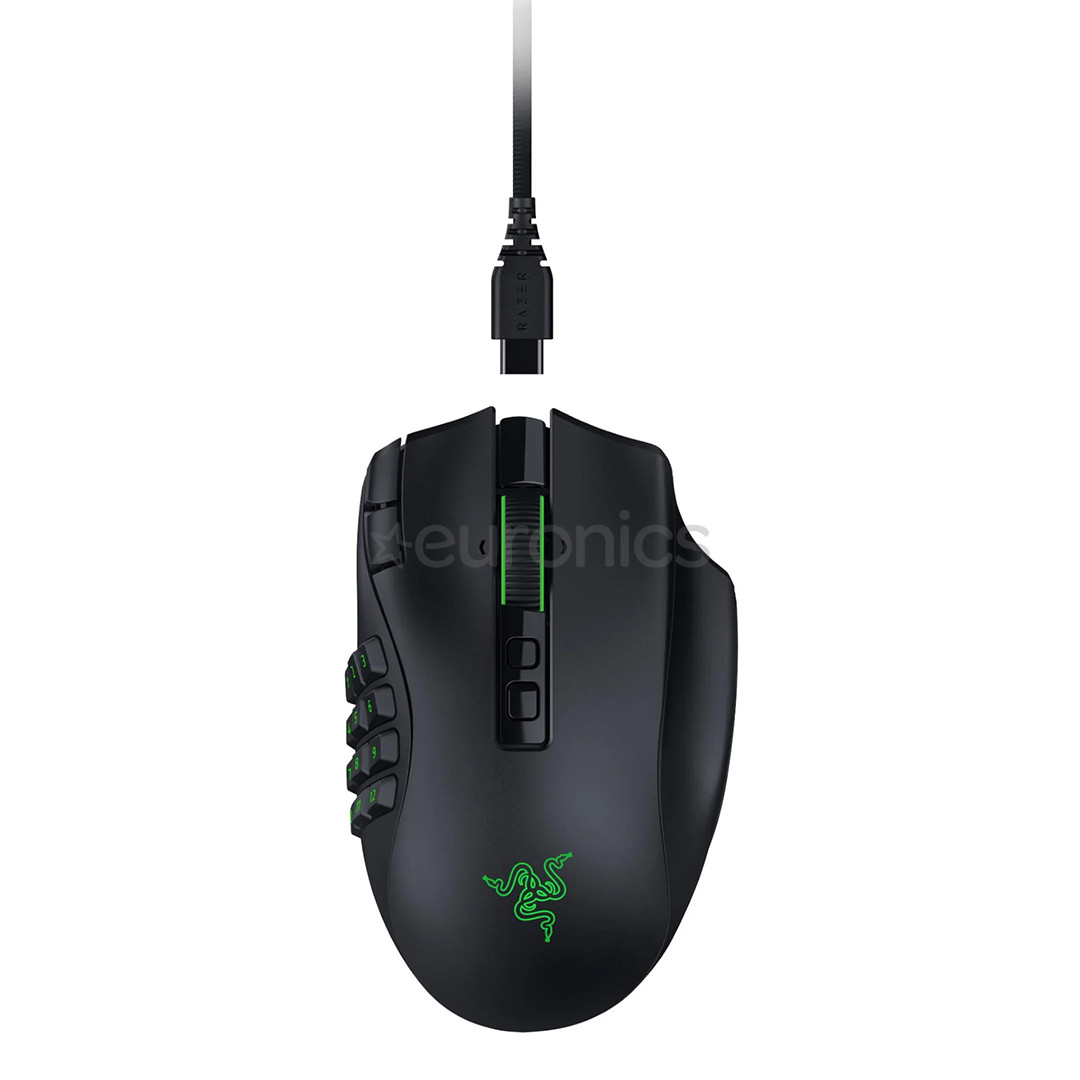 Razer Naga V3 Pro, melna - Bezvadu datorpele