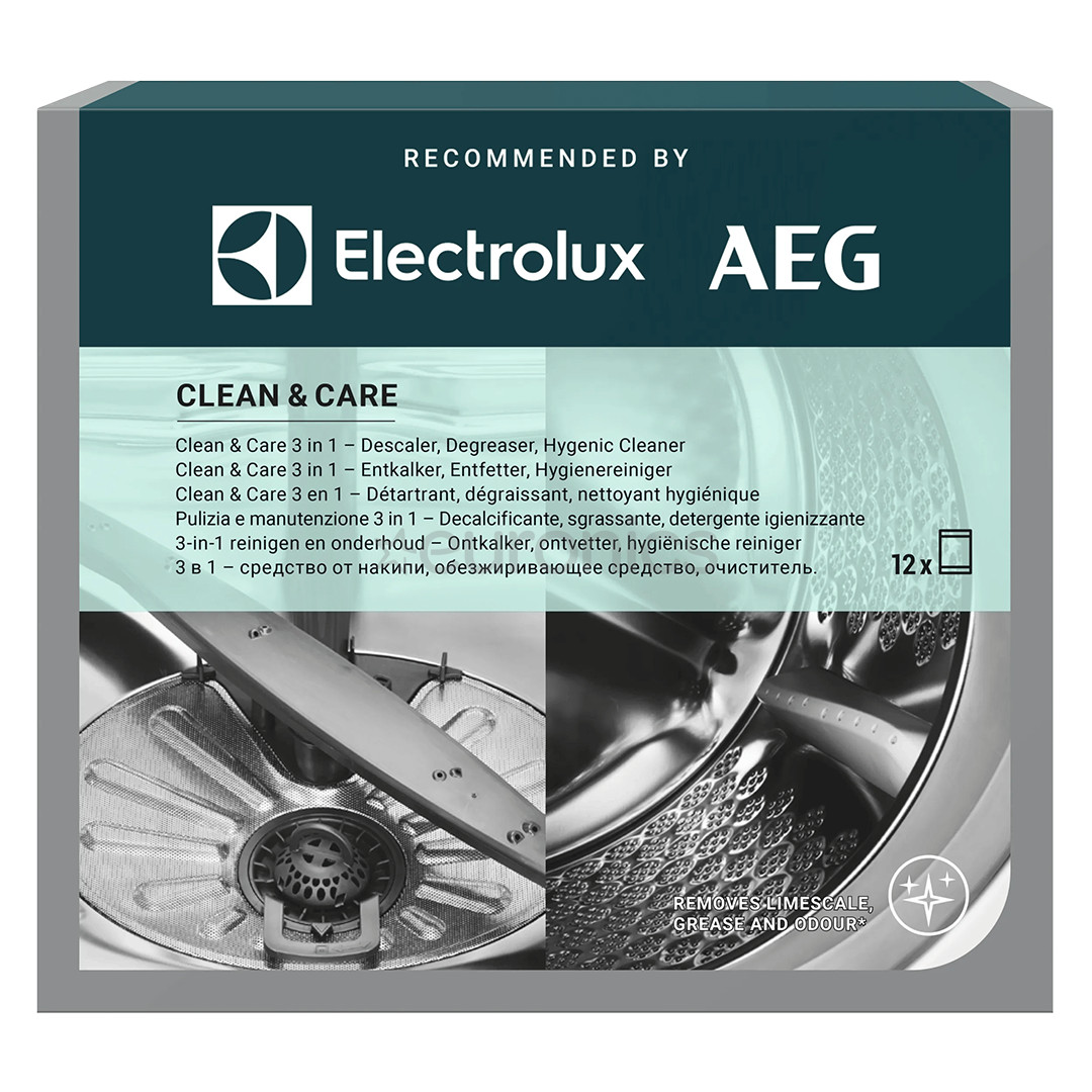 Electrolux Clean & Care, 3 в 1- Средство для удаления накипи и жира из стиральных и посудомоечных машин