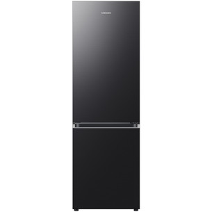 Samsung, No Frost, 344 L, height 186 cm, black - Refrigerator RB34C603CB1/EF