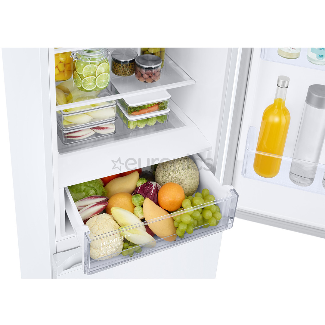 Samsung, NoFrost, 390 L, augstums 203 cm, balta - Ledusskapis