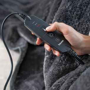 Beurer HD65, 180x130 см, темно-серый - Электроодеяло