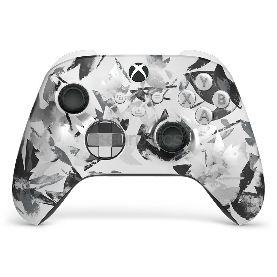Microsoft Xbox Wireless Controller Breaker Series Special Edition, Xbox One / Series X/S, melna/balta - Bezvadu kontrolieris