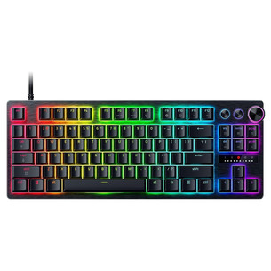 Razer Huntsman V3 Pro, Low Profile, TKL, 8 kHz, US, melna - Klaviatūra RZ03-05850100-R3M1