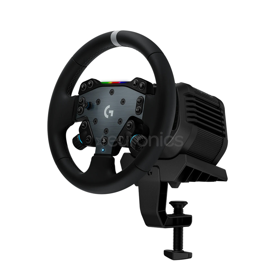 Logitech RS50, PC/PlayStation, melna - Spēļu kontrolieris stūre