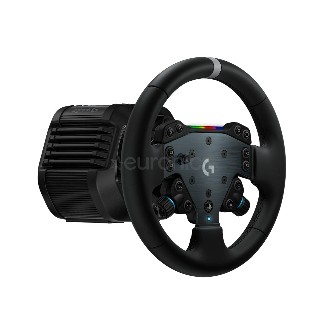 Logitech RS50, PC/PlayStation, melna - Spēļu kontrolieris stūre
