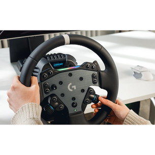 Logitech RS50, PC/Xbox, melna - Spēļu kontrolieris stūre