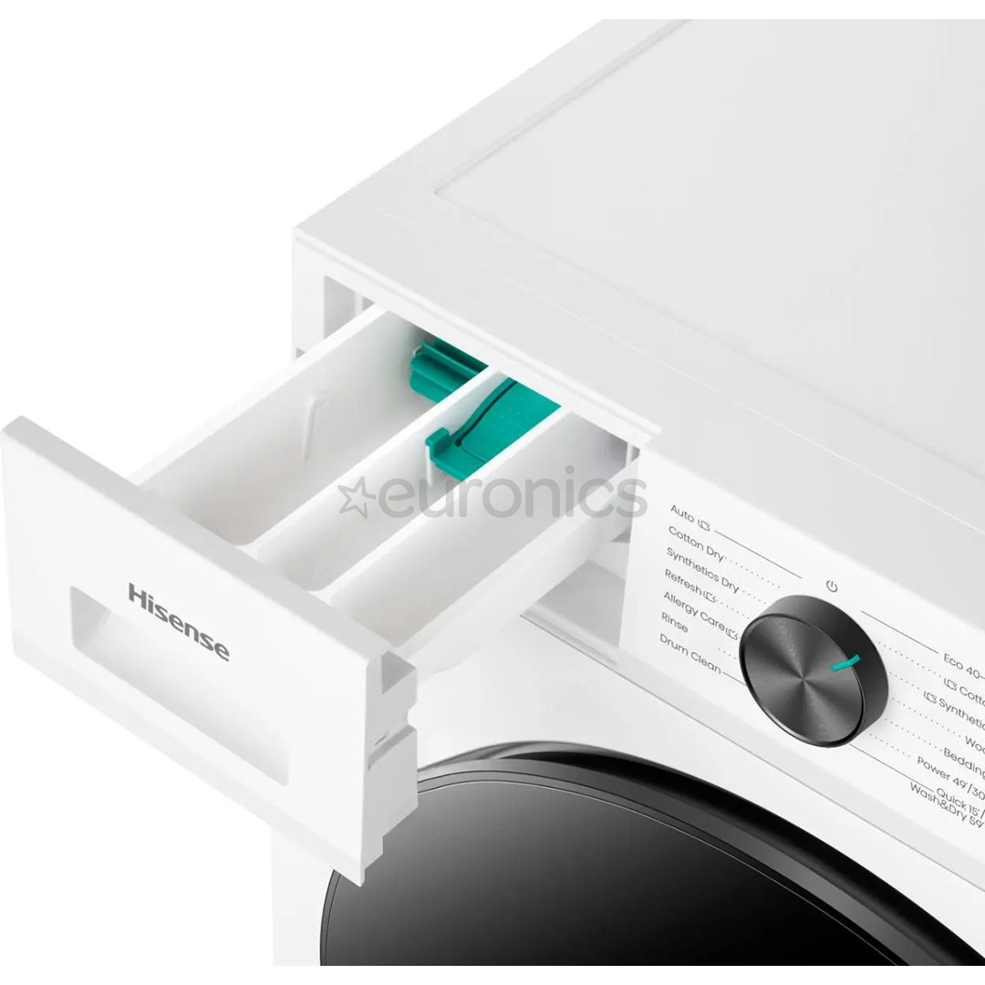 Hisense, 8 kg / 5 kg, dziļums 51 cm, 1400 apgr/min. - Veļas mazgājamā mašīna ar žāvētāju