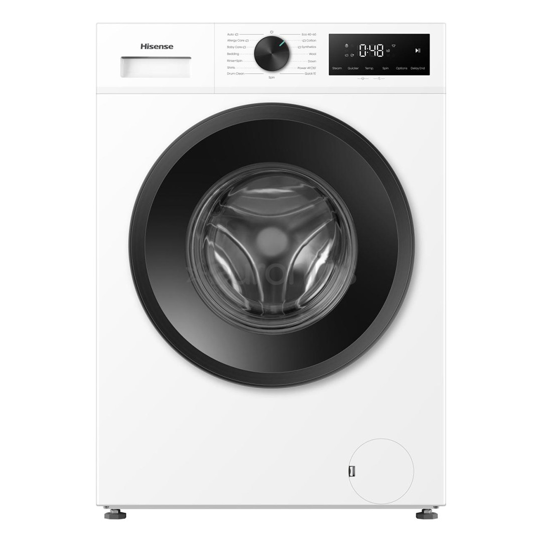 Hisense, 7 kg, dziļums 43.5 cm, 1200 apgr/min., balta - Veļas mazgājamā mašīna ar priekšējo ielādi
