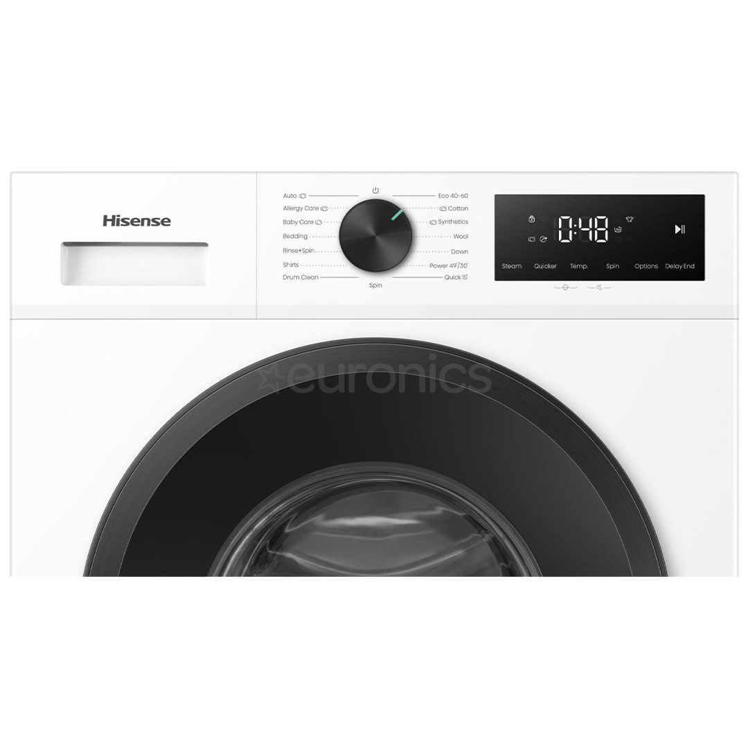 Hisense, 7 kg, dziļums 43.5 cm, 1200 apgr/min., balta - Veļas mazgājamā mašīna ar priekšējo ielādi