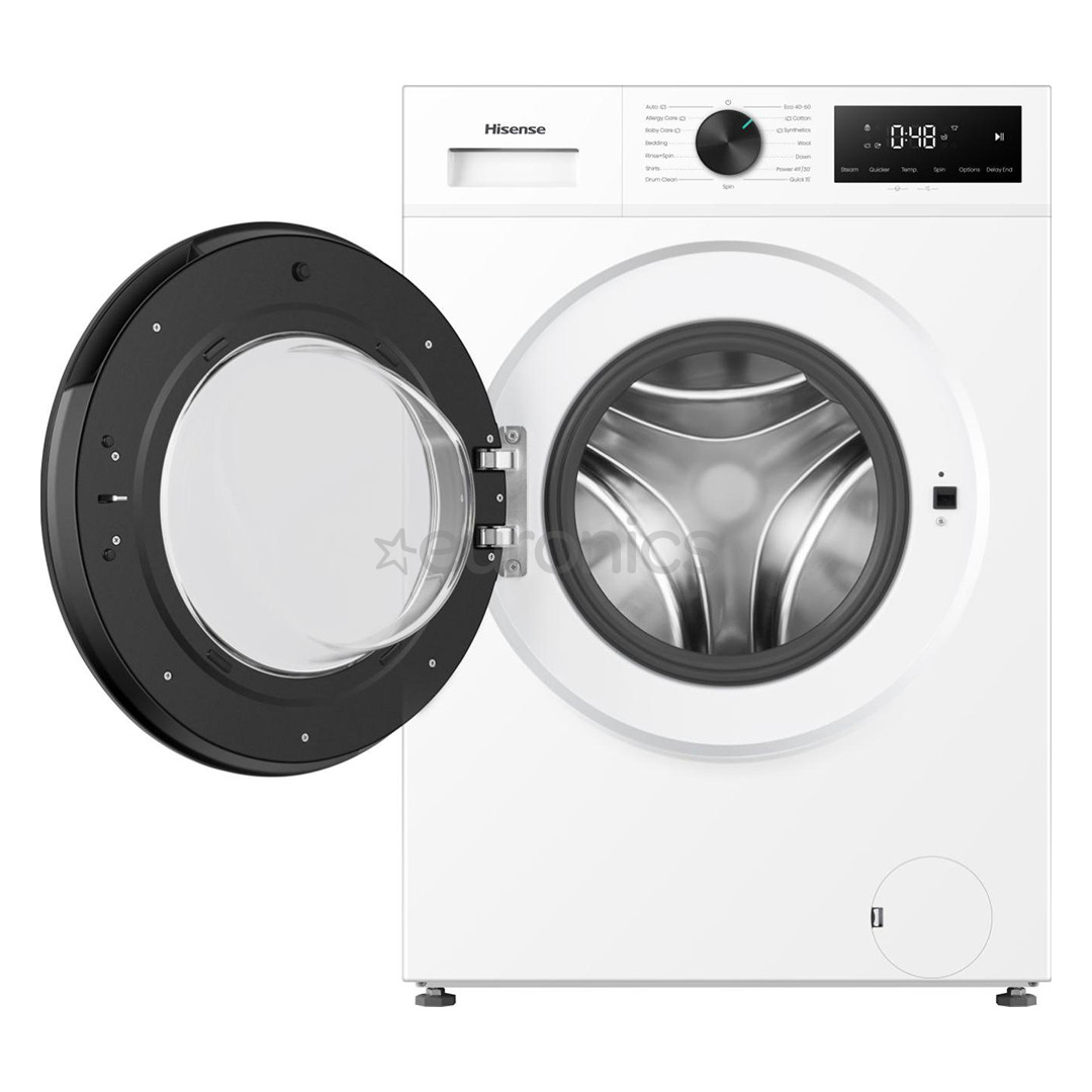 Hisense, 7 kg, dziļums 43.5 cm, 1200 apgr/min., balta - Veļas mazgājamā mašīna ar priekšējo ielādi
