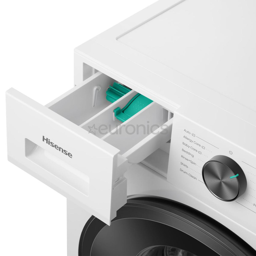 Hisense, 7 kg, dziļums 43.5 cm, 1200 apgr/min., balta - Veļas mazgājamā mašīna ar priekšējo ielādi