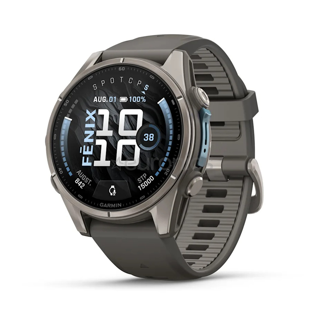Garmin Fenix 9, 43 mm, titanium, grey - Sports watch