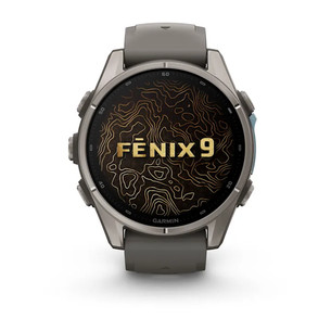 Garmin Fenix 9, 43 mm, titanium, grey - Sports watch