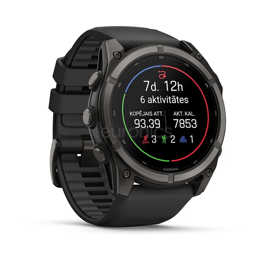 Garmin Fenix 9, 51 mm, titanium, black - Sports watch
