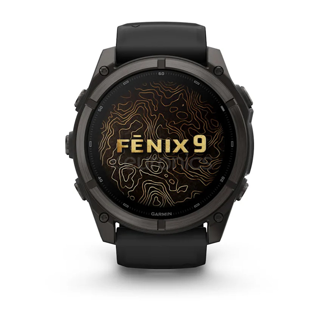 Garmin Fenix 9, 51 mm, titanium, black - Sports watch
