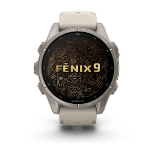 Garmin Fenix 9, 43 mm, titanium, fog grey - Sports watch