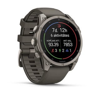 Garmin Fenix 9, 47 mm, titanium, grey - Sports watch