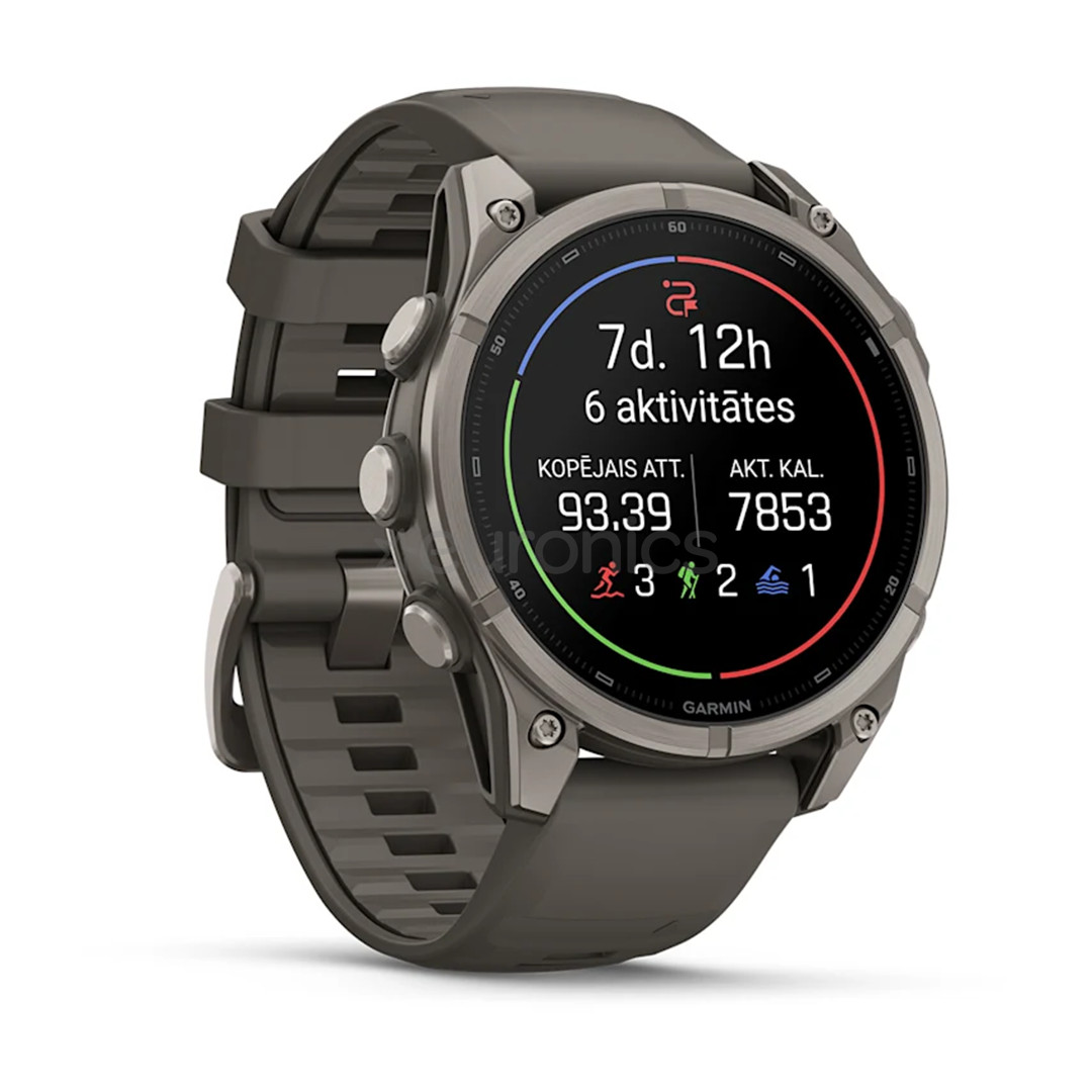 Garmin Fenix 9, 47 mm, titanium, grey - Sports watch