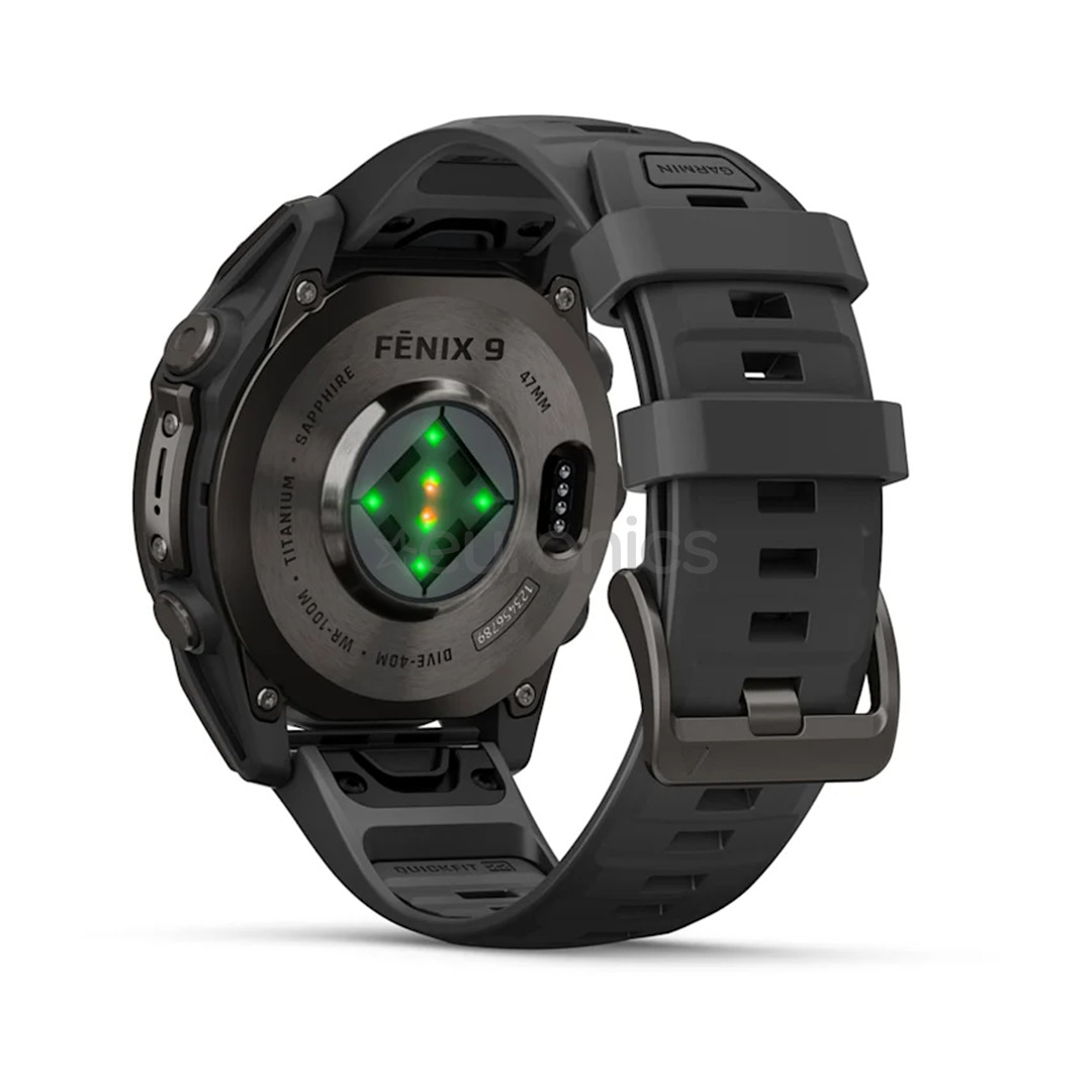 Garmin Fenix 9, 47 mm, titanium, black - Sports watch