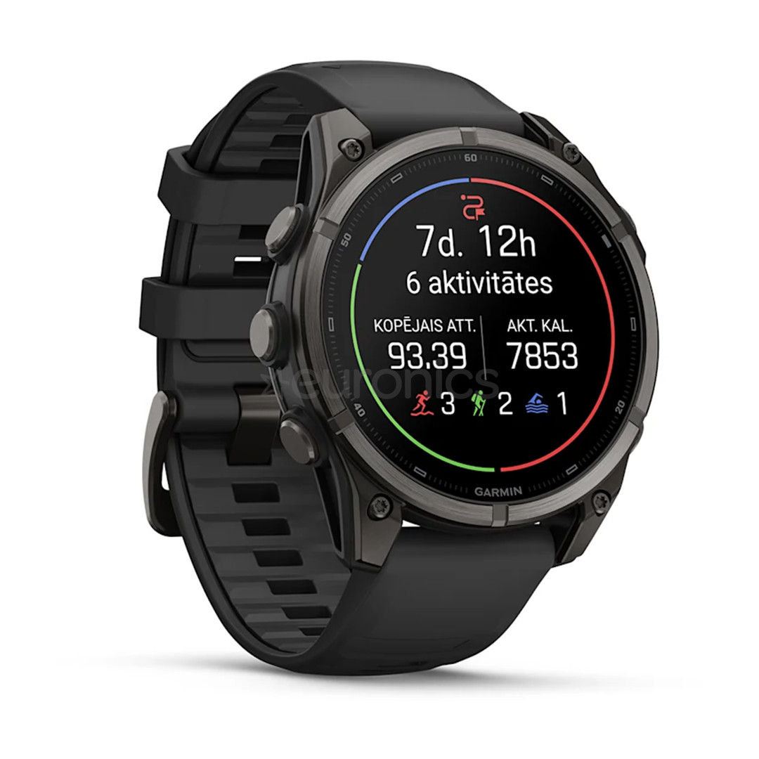 Garmin Fenix 9, 47 mm, titanium, black - Sports watch