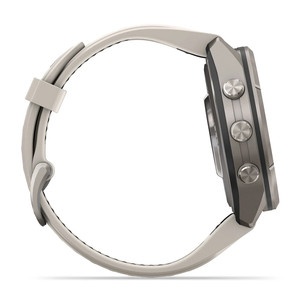 Garmin Fenix 9 Pro, 43 mm, LTE, titanium, fog grey / dark sandstone - Sports watch