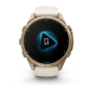 Garmin Fenix 9 Pro, 43 mm, LTE, gold titanium, cream / french grey - Sports watch