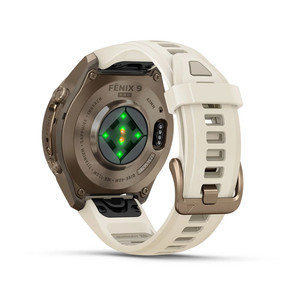 Garmin Fenix 9 Pro, 43 mm, LTE, gold titanium, cream / french grey - Sports watch
