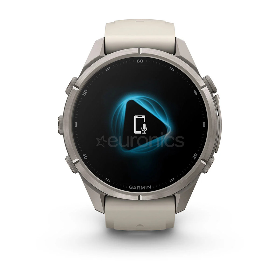 Garmin Fenix 9 Pro, 43 mm, titanium, fog grey / dark sandstone - Sports watch