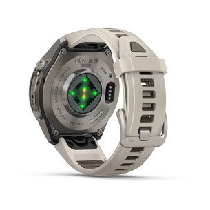 Garmin Fenix 9 Pro, 43 mm, titanium, fog grey / dark sandstone - Sports watch