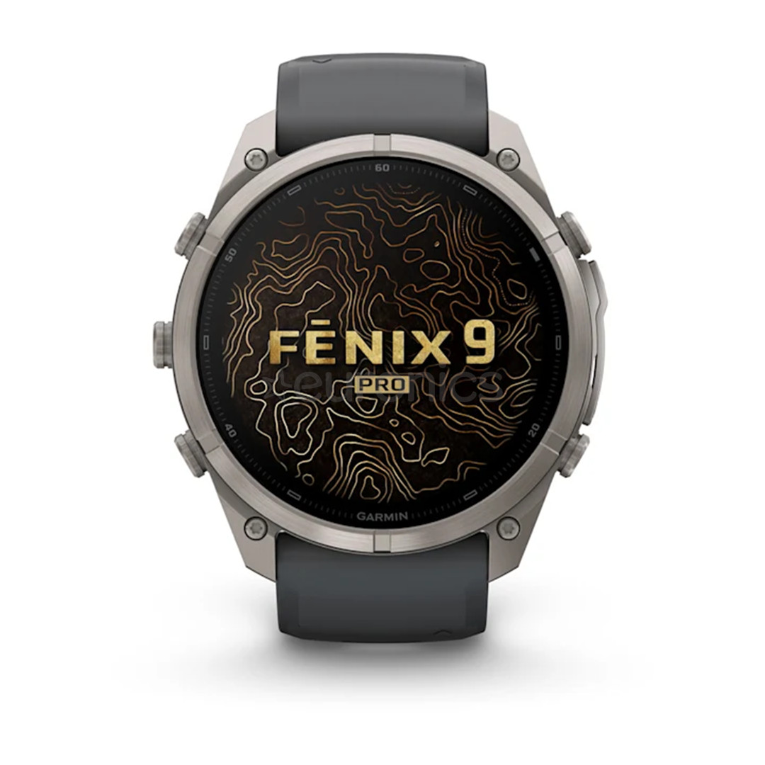 Garmin Fenix 9 Pro, 51 mm, inReach, titanium, black - Sports watch