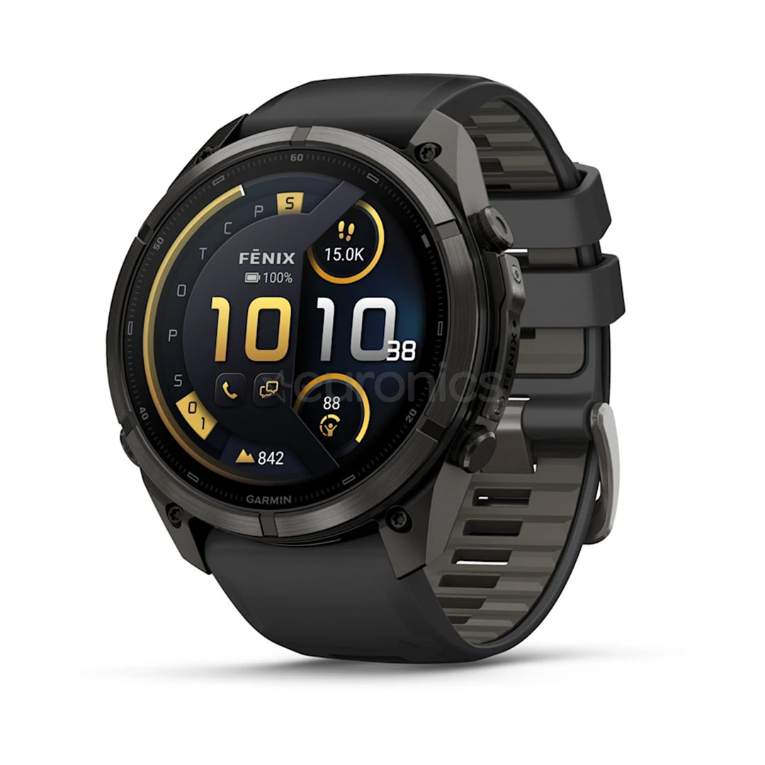 Garmin Fenix 9 Pro, 51 mm, inReach, carbon titanium, black - Sports watch