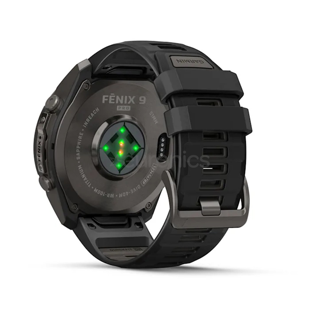 Garmin Fenix 9 Pro, 51 mm, inReach, carbon titanium, black - Sports watch