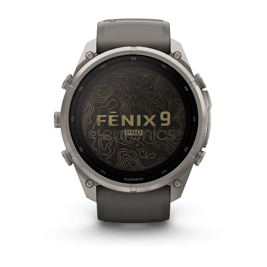 Garmin Fenix 9 Pro Solar, 51 mm, inReach, titanium, grey - Sports watch