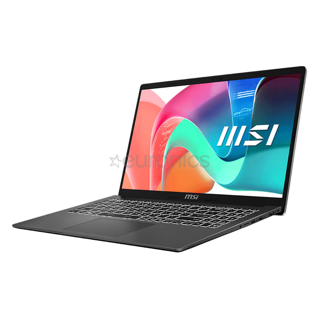 MSI Modern 15 F13MG, 15,6'', i5, 16 GB, 512 GB, ENG, pelēka - Portatīvais dators