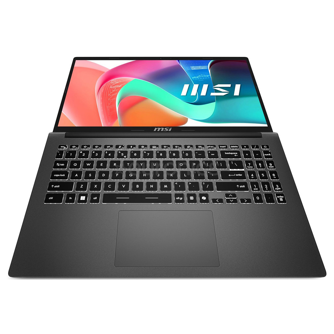 MSI Modern 15 F13MG, 15,6'', i5, 16 GB, 512 GB, ENG, pelēka - Portatīvais dators