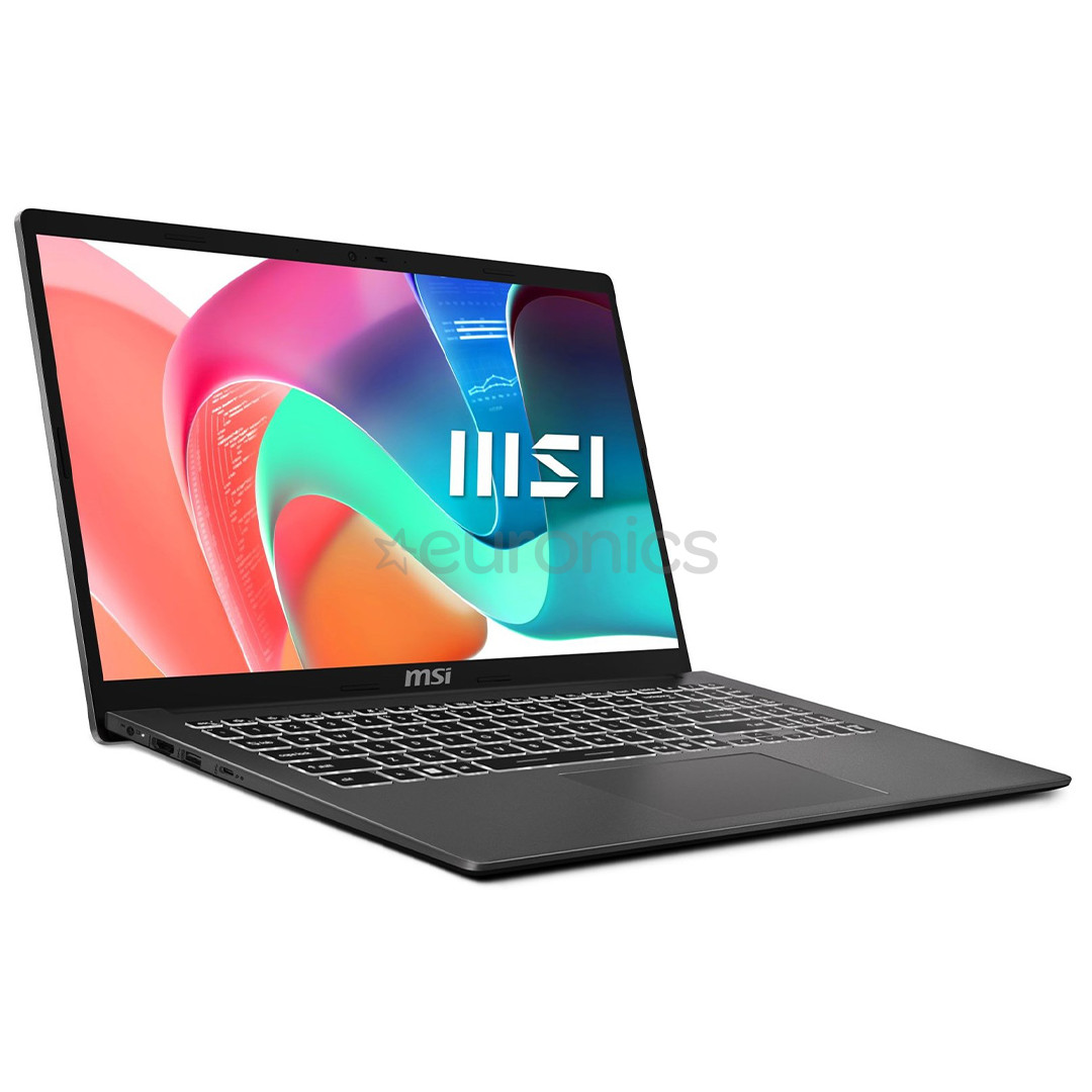 MSI Modern 15 F13MG, 15,6'', i5, 16 GB, 512 GB, ENG, pelēka - Portatīvais dators