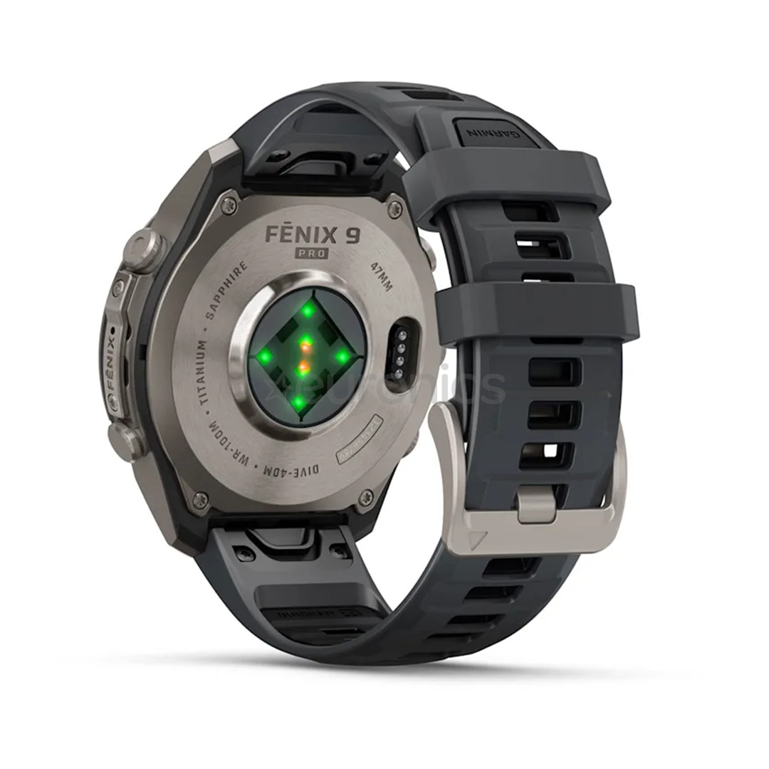 Garmin Fenix 9 Pro, 47 mm, inReach, titanium, black - Sports watch