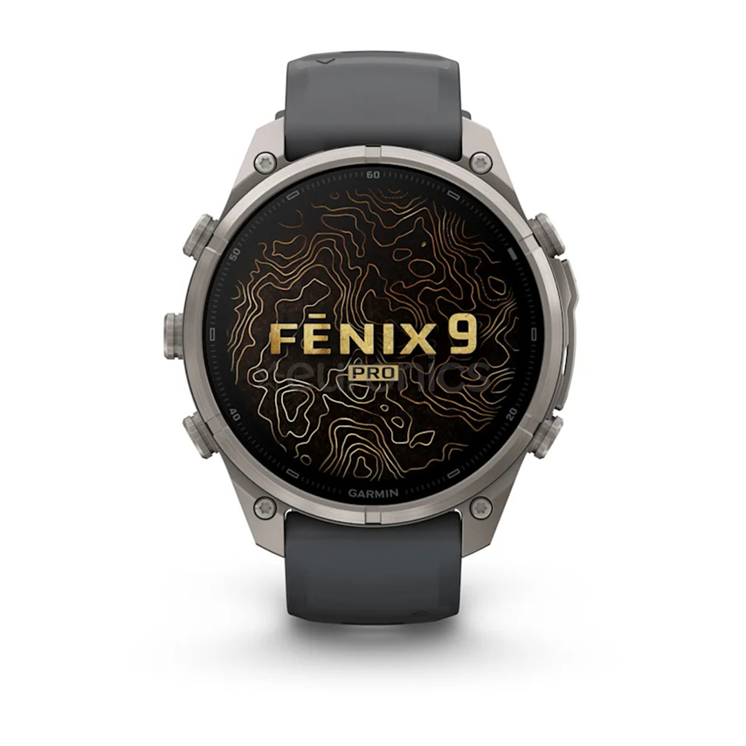 Garmin Fenix 9 Pro, 47 mm, inReach, titanium, black - Sports watch