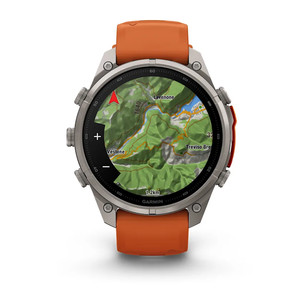 Garmin Fenix 9 Pro, 47 mm, inReach, titāna, pelēka/oranža - Viedpulkstenis