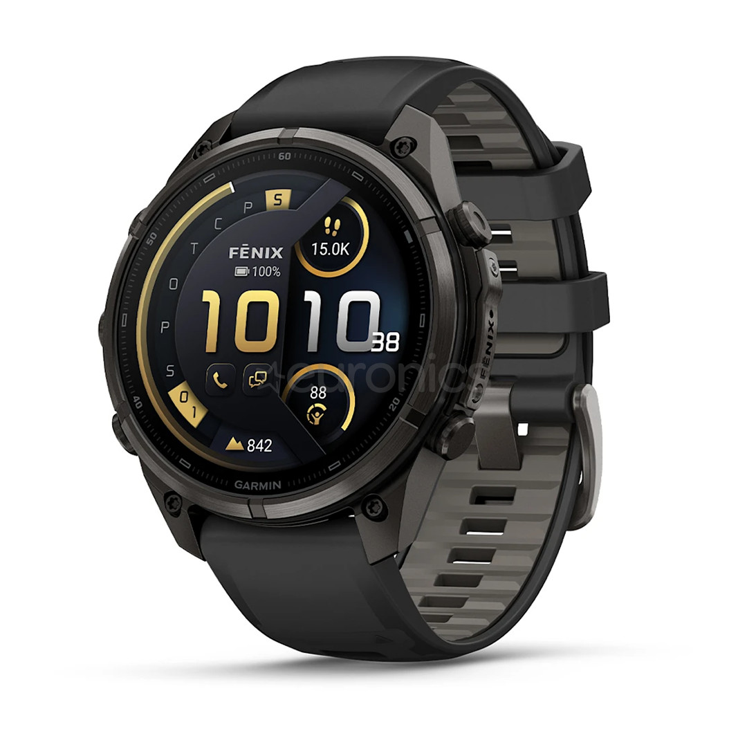 Garmin Fenix 9 Pro, 47 mm, inReach, carbon titanium, black - Sports watch