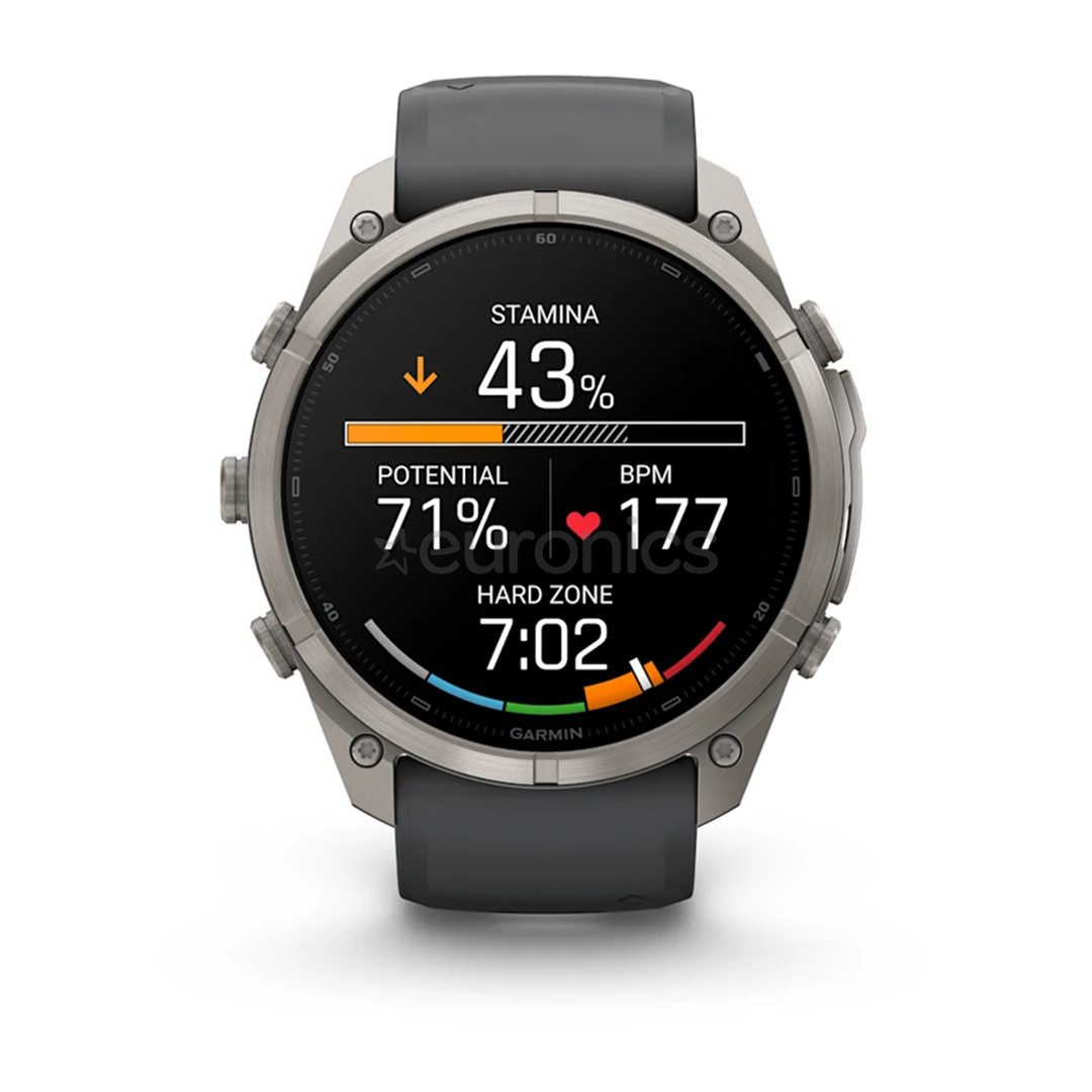 Garmin Fenix 9 Pro, 51 mm, titanium, graphite / black - Sports watch