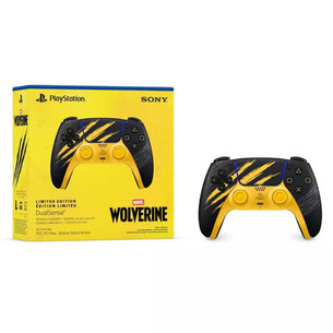 Sony DualSense Marvel’s Wolverine Battle Yellow Limited Edition, PlayStation 5, dzeltena/melna - Bezvadu kontrolieris