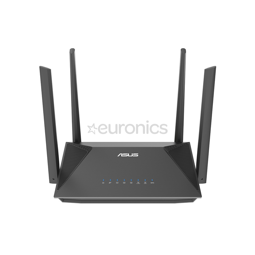 ASUS RT-AX52 Pro (AX3000), Wi-Fi 6, melna - Bezvadu rūteris