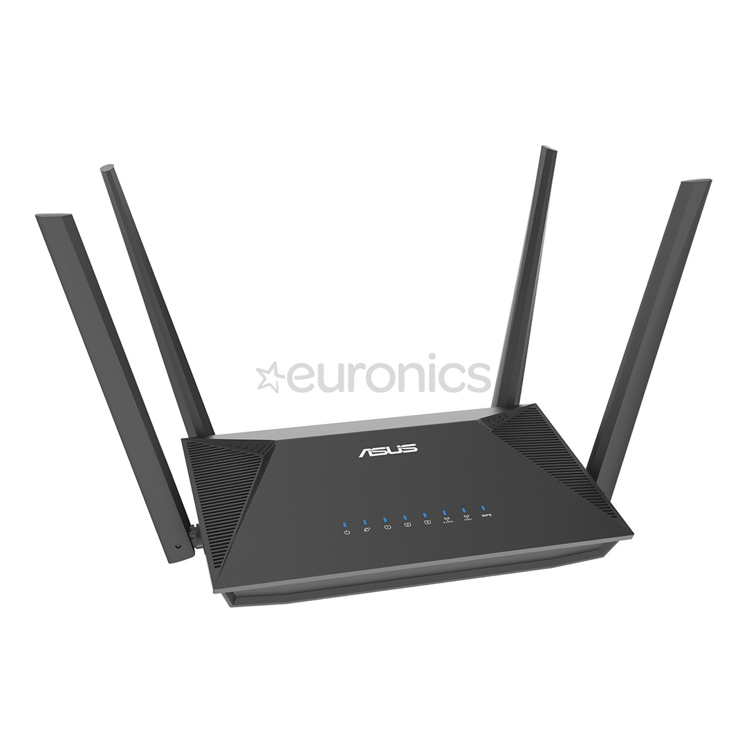 ASUS RT-AX52 Pro (AX3000), Wi-Fi 6, melna - Bezvadu rūteris