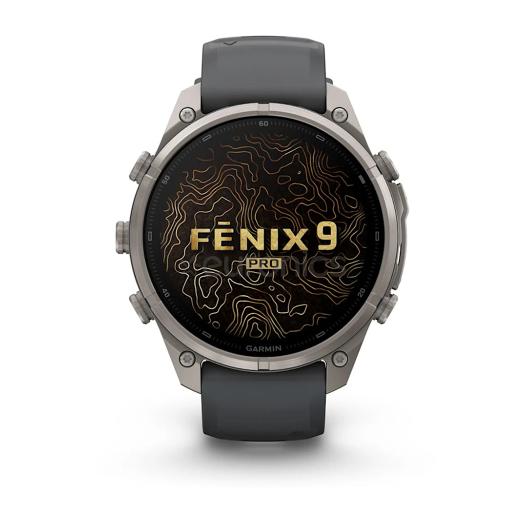 Garmin Fenix 9 Pro, 47 mm, titanium, graphite / black - Sports watch