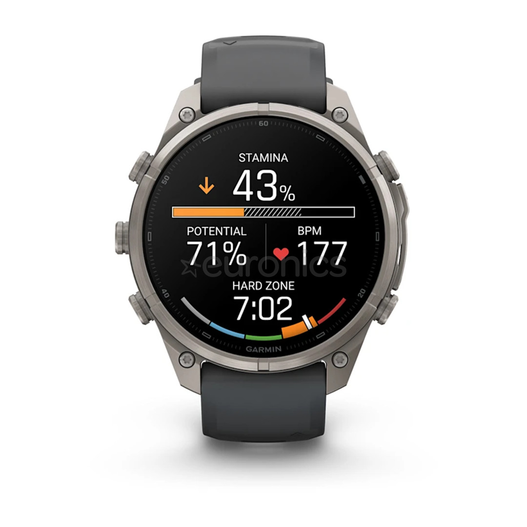 Garmin Fenix 9 Pro, 47 mm, titanium, graphite / black - Sports watch