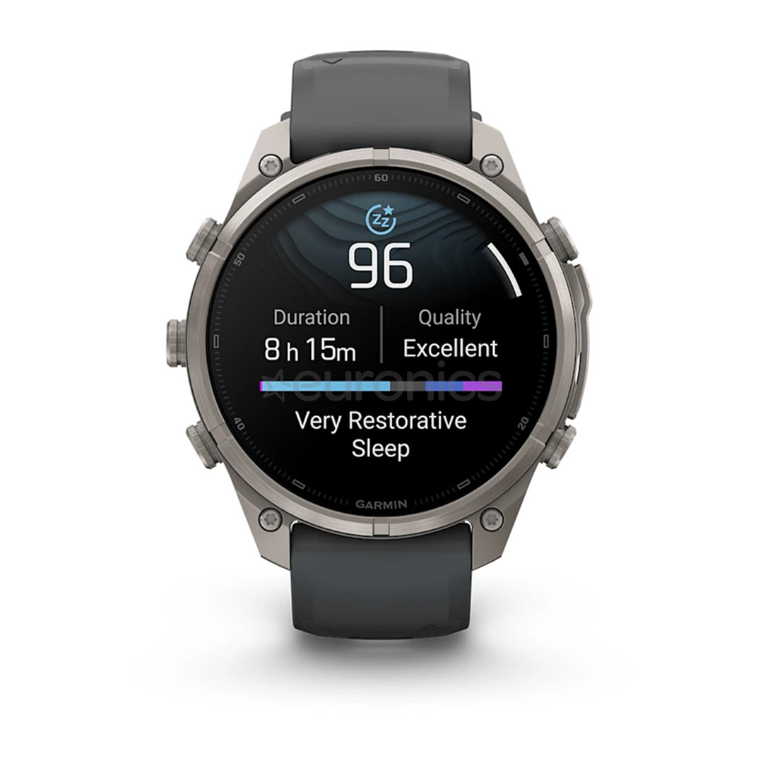 Garmin Fenix 9 Pro, 47 mm, titanium, graphite / black - Sports watch