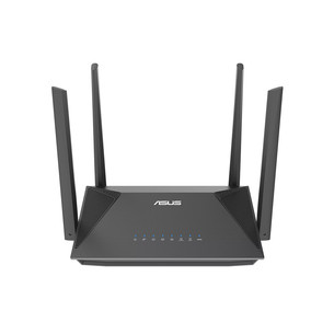 ASUS RT-AX52 (AX1800), Wi-Fi 6, melna - Bezvadu rūteris
